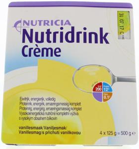 Nutridrink Creme vanille 125 gr (4 st)