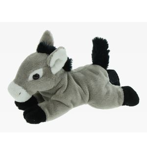 Pluche knuffel dieren Ezel van 19 cm - Knuffel boederijdieren