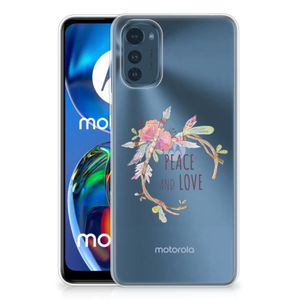 Motorola Moto E32/E32s Telefoonhoesje met Naam Boho Text