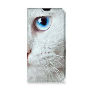 iPhone 13 Mini Hoesje maken Witte Kat