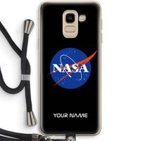 NASA: Samsung Galaxy J6 (2018) Transparant Hoesje met koord