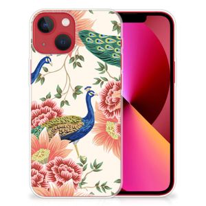 TPU Hoesje voor Apple iPhone 13 Pink Peacock