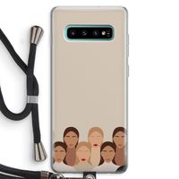 Girls girls girls: Samsung Galaxy S10 Plus Transparant Hoesje met koord
