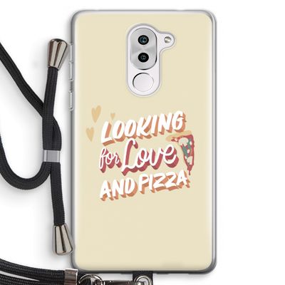 Pizza is the answer: Honor 6X Transparant Hoesje met koord