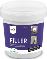 Tec7 filler pot alles-in-één vulmiddel en afwerkingsplamuur 750ml - 601075000