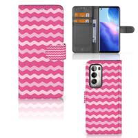 OPPO Find X3 Neo 5G | Telefoon Hoesje | Waves Pink