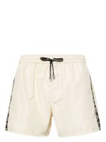 Balmain short de bain à bande logo - Tons neutres - thumbnail