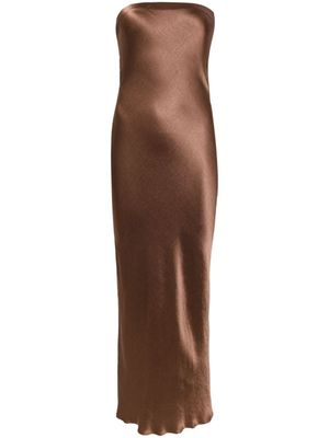 BEC + BRIDGE robe-bustier Moon Dance - Marron