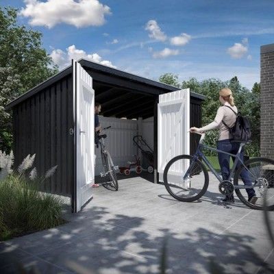 Houten Schuur Met Dubbele Deur Nordic