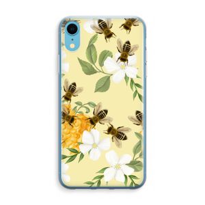 No flowers without bees: iPhone XR Transparant Hoesje