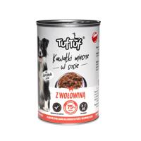 TUF TUF Chunks in gravy with beef - natvoer voor honden - 415g
