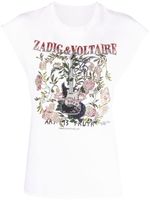 Zadig&Voltaire débardeur Cécilia Guitar - Blanc