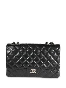 CHANEL Pre-Owned sac porté épaule Jumbo Classic Flap à rabat - Noir