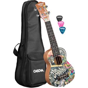 Cascha HH 2600 Sopran Art Series Urban sopraan ukelele set