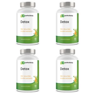 Perfectbody Detox Kuur (30 Dagen) Pillen 4-pack - 240 Vcaps