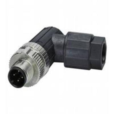Pepperl+Fuchs 236061 Sensor/actuator connector, niet geassembleerd M12 Aantal polen (sensoren): 4 Stekker, haaks 1 stuk(s)