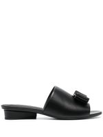 Ferragamo sandales à détails de nœuds - NERO