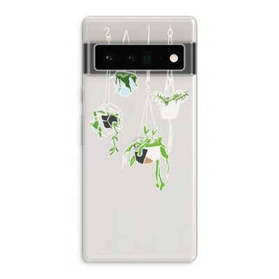 Hang In There: Google Pixel 6 Pro Transparant Hoesje
