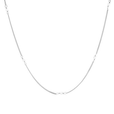 Karma Ketting Tiny Pearls Zilver