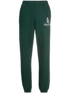 Sporty & Rich pantalon de jogging Vendome en coton - Vert