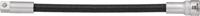 HAZET Verlengstuk · buigzaam 8830 · 3/8 inch (10 mm) vierkant hol · 3/8 inch (10 mm) vierkant massief · Lengte: 210 mm