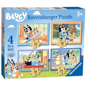 Ravensburger Bluey 4-in-1 puzzelset - 12 + 16 + 20 + 24 stukjes