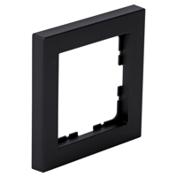 Q-Link S-Line Afdekraam | 1-voudig | Verticaal/Horizontaal | Zwart - 66.095.21