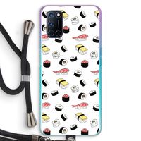 Sushi time: Oppo A52 Transparant Hoesje met koord