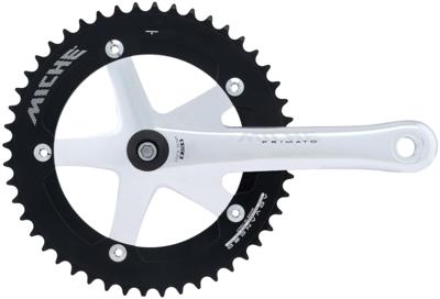 Miche crankstel pista advanced 170mm 48tds. 1/8 zilver