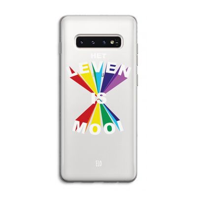 Het Leven Is Mooi: Samsung Galaxy S10 4G Transparant Hoesje