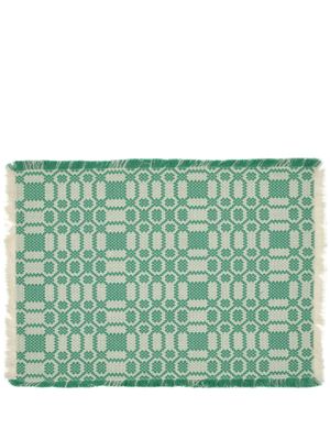 Cabana set de table Lecce en coton - Vert
