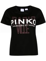 PINKO t-shirt en coton à logo imprimé - Noir - thumbnail