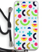 8-bit N°1: iPhone 5 / 5S / SE Transparant Hoesje met koord