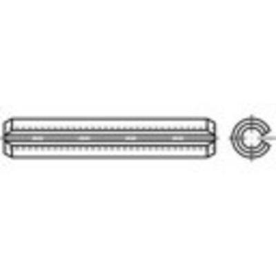 TOOLCRAFT TO-5439669 Spanstiften Verenstaal Galvanisch verzinkt 100 stuk(s)