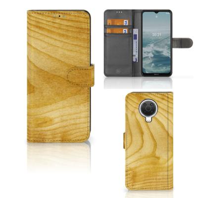 Nokia G10 | G20 | Book Style Case | Licht Hout