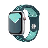 Apple origineel Nike Sport Band Apple Watch 42mm / 44mm / 45mm / 49mm Midnight Turquoise / Aurora Green - MXR12ZM/A - thumbnail