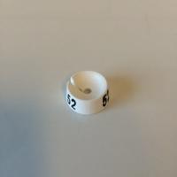 MB wit/zwart 52 voor op kledinghanger