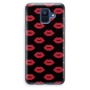 Lips: Samsung Galaxy A6 (2018) Transparant Hoesje