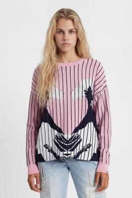 Trui met Hawaïaanse print - RED - S