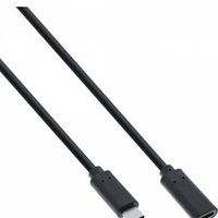 InLine 35771 USB-kabel 1 m USB 3.2 Gen 2 (3.1 Gen 2) USB C Zwart - thumbnail