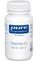 Pure Encapsulations Vitamine D3 Capsules 400IE 60Capsules