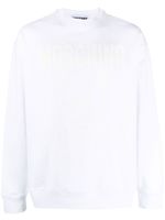 Moschino sweat à logo imprimé - Blanc