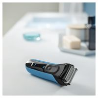 Braun Series 3 S3 ProSkin 3040s Elektrisch Scheerapparaat, Zwart/Blauw - Oplaadbaar Scheerapparaat - thumbnail