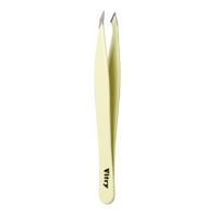 Vitry Face Care Coloured Tweezers ''Yatagan'' Pincet Ref.1029YC Yellow 1Stuks Vitry Face Care Coloured Tweezers ''Yatagan'' Pincet Ref.1029YC Yellow 1Stuks
