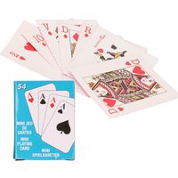Mini basic speelkaarten 5.5 x 4 cm in doosje   - - thumbnail