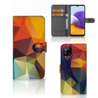 Samsung Galaxy A22 4G | M22 | Book Case | Polygon Color