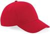 Beechfield CB18 Ultimate 6 Panel Cap - Classic Red - One Size