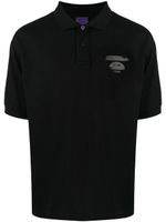 AAPE BY *A BATHING APE® polo à imprimé graphique - Noir