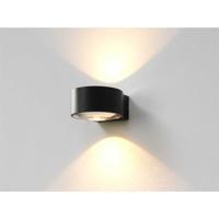 Artdelight Buitenlamp up/downHudson 11cm - zwart - WL HUDSON AN