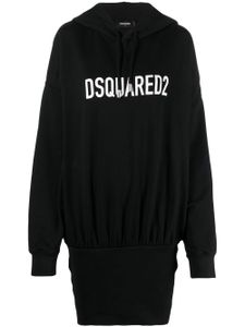 DSQUARED2 robe à logo imprimé - Noir